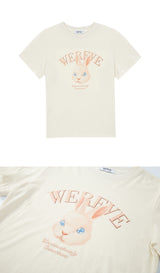 ラビットプリントTシャツ