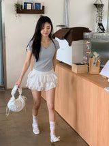PK Cancan Mini Skirt Pants (3color)