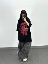 ブリーディングレッドTシャツ