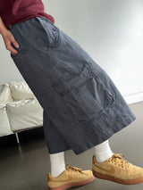 Reels Back Curve Pigment Balloon Bermuda Shorts 3color