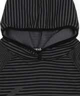 KIFF Stripe Hooded Long Sleeve (Black) K25QB663