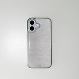 [MADE] [+MagSafe] ヴィンテージレーススマホケース (グラスシルバーバンパー)