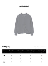[With Brooch] RÉSERVE 2-WAY OVER FIT ZIP KNIT CARDIGAN (3color)