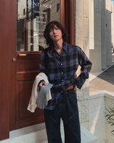 Baresi Over Check Shirt