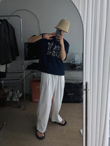 ASCLO メイビーワッフルショートスリーブニット (3color)