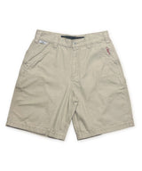 WASHED CANVAS CARPENTER BERMUDA PANTS BEIGE