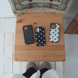 22 dot case - black