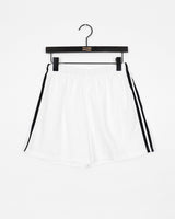 Pyusha nylon track 3-quarter shorts pants