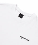 レイヤードロールアップクロップドTシャツ - ホワイト