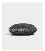 Hand-Beaded Chain Handle Evening Bag
