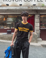 サバードリンガープリントショートスリーブTシャツ