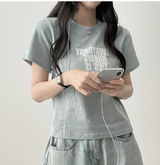 アイリーンレタリング半袖Tシャツ