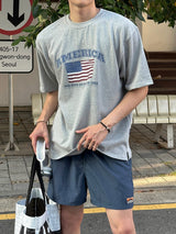 LMN Rave America Printed Oversized Short Sleeve T-Shirt (3 colors)