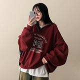 Onring Boxy Half Zip-Up sweatshirt