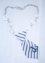 sailor sea love tie necklace