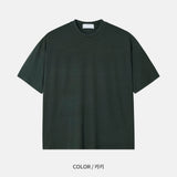 LMN サマーレイヤリングクロップラウンド半袖Tシャツ (11 colors)