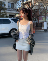 Kiko Stitch Pocket Skirt-Pants