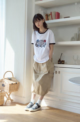 26SS★ Stamp Club Ringer Short Sleeve Tee