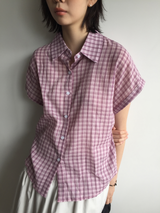 Dolman check shirt (4color)