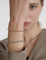 26SS★ [Premium Plating] Ice Cushion Cuff Bangle