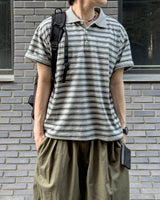 パヴェルストライプカラーショートスリーブTシャツ