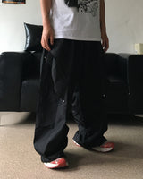 HS Rivet Line Nylon Balloon Pants (2C)