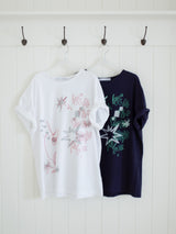 クレヨンフルーツTシャツ (アップルホワイト)