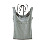 Dot Pattern Layered Tank Top