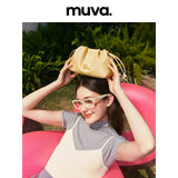 muva. Cloud Shoulder Cross‑body Bag, Genuine Leather Commuter Summer Women’s Handbag, 2024 New Style, New Arrival Apr 16