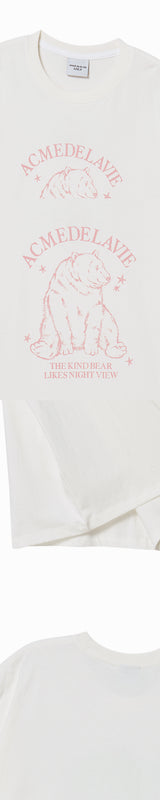 25FW WOMAN ポーラーベア半袖Tシャツ クリーム