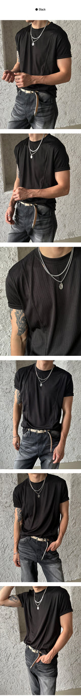 [S/S] アイスカーブマッスルハーフTシャツ (3color)