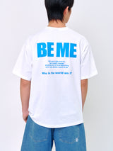 RABBIT T-SHIRT_White/Blue