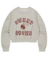 SWEET SOUND CROP SWEATSHIRT