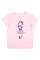 SHAKIRI X Namsuru pigtail girl Tシャツ
