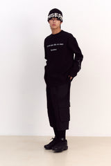 Circle Key's Waffle Long Sleeve (Black)