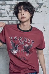 DBユニコーン リンガー ショートスリーブ Tシャツ