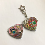 ハートミラーキーチェーン