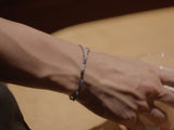Love even your sadness, line bracelet