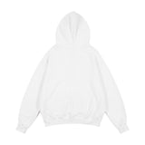 ATTENTION EYELET HOODED ZIP-UP (WHITE) F25ZA010