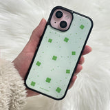 [MADE] cute clover epoxy bumper case