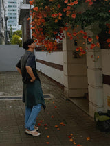 ASCLO Lung Semi Wide Cut Denim Pants