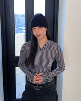 Arun Stripe Hood Long Sleeve T-shirt