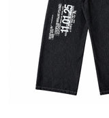 Colden Lettering Banding Wide Denim