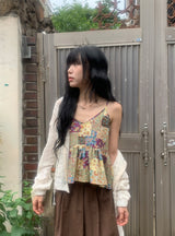 Ludain Bohemian Mother Pearl Ball Necklace