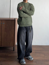 Warmer round knit (6color)