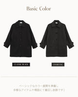 Wool half coat