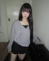 Milkong Hooded Long Sleeve T-Shirt