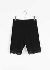 LACE RIP BIKER PANTS