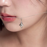 シルバー925 スター ネックレス