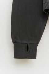 Gell Pigment Waffled Hooded Top